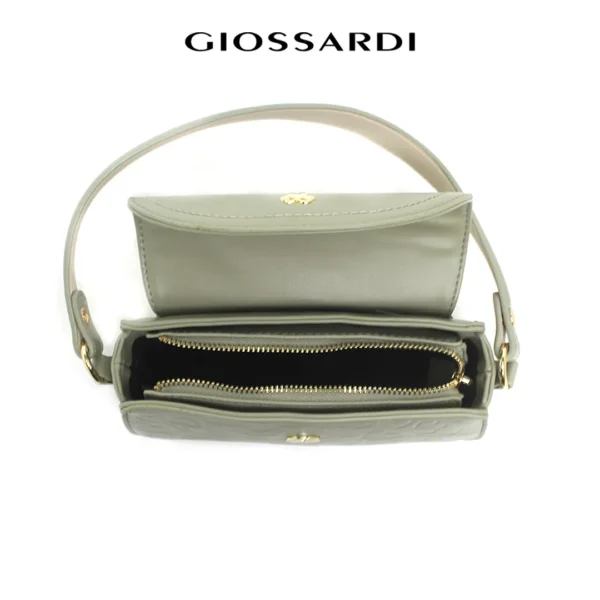 GIOSSARDI Luna Collection Heart Embossed Crossbody Bag – GHB1212PN3MI4