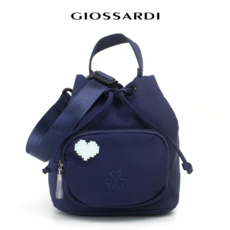 GIOSSARDI Niko Collection Small Nylon Bucket Bag - GHB3411NN3MJ4 by GIOSSARDI Malaysia – Spacious tote bags for work, travel, and weekends