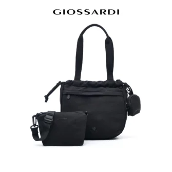 GIOSSARDI Lumo Collection 3-in-1 Nylon Dumpling Bag – GHB4322NN3BL4