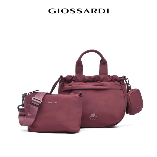 GIOSSARDI Lumo Collection 3-in-1 Small Nylon Dumpling Bag - GHB4312NN3BL4