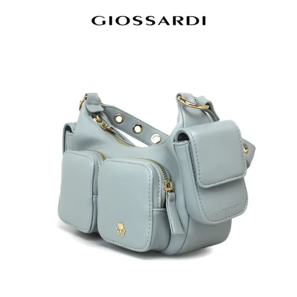 GIOSSARDI Clara Collection Front Pockets Ladies Shoulder Bag – GHB1022PN3MH4 Beg Bahu Wanita 单肩包