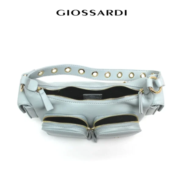 GIOSSARDI Clara Collection Front Pockets Ladies Shoulder Bag – GHB1022PN3MH4 Beg Bahu Wanita 单肩包