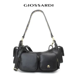 GIOSSARDI Clara Collection Front Pockets Ladies Shoulder Bag – GHB1022PN3MH4 Beg Bahu Wanita 单肩包