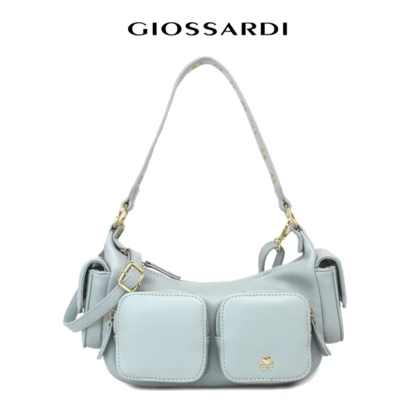 Discover GIOSSARDI Clara Collection Front Pockets Ladies Shoulder Bag - GHB1022PN3MH4 Beg Bahu Wanita 单肩包 at GIOSSARDI Malaysia! Stylish, modern, and affordable — explore our Handbags, Sale, Shoulder Bags collection made for everyday Malaysian style.