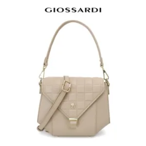GIOSSARDI Classic Check Crossbody Sling Bag – GHB2122PN3MJ4 Beg Sandang Wanita 包包 女 斜挎包