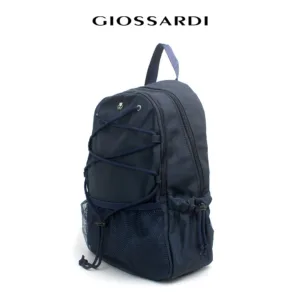 GIOSSARDI Stylish Cross Line Unisex Nylon Backpack – GHB2611NN3BI4 Beg Galas Belakang Perempuan 双肩包