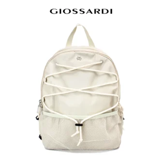 GIOSSARDI Stylish Cross Line Unisex Nylon Backpack – GHB2611NN3BI4 Beg Galas Belakang Perempuan 双肩包