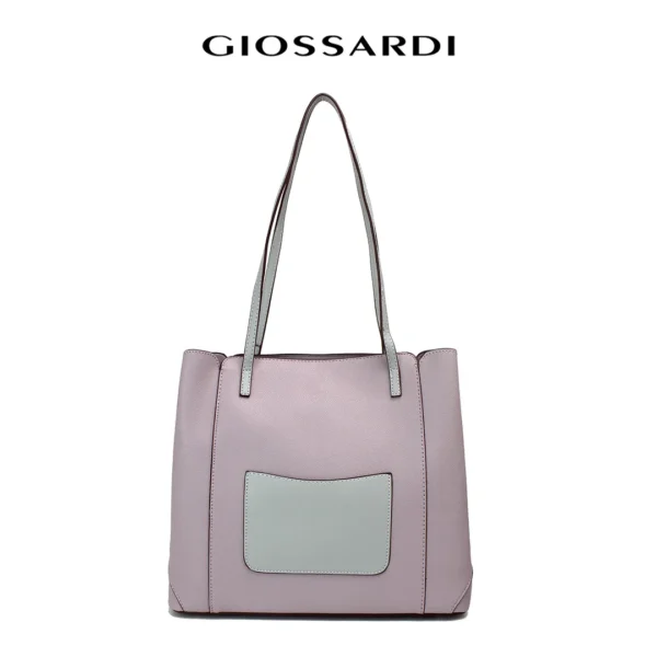 GIOSSARDI Premium Two-Tone Color Tote Bag – GHB3211PN3BJ4 Beg Tote 单肩包