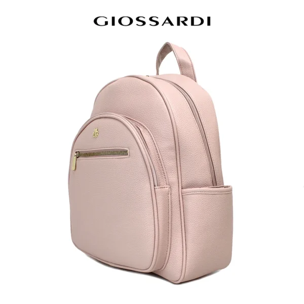 GIOSSARDI Solid Casual Backpack – GHB3522PN3BJ4 Beg Galas Belakang Perempuan 双肩包