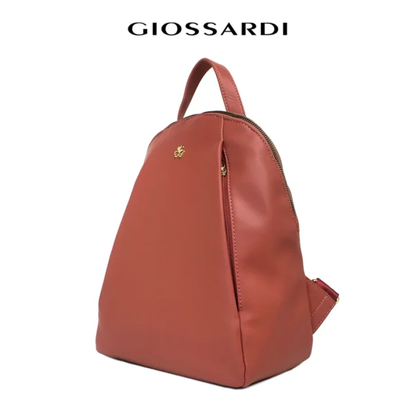GIOSSARDI Double Zippers Backpack – GHB3611PN3BJ4 Beg Galas Belakang Perempuan 双肩包