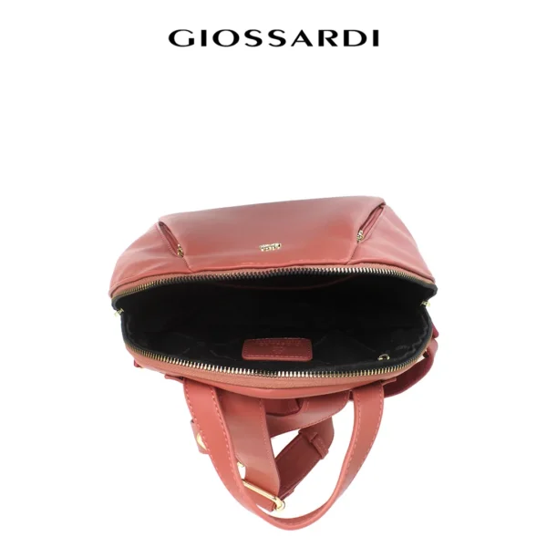 GIOSSARDI Double Zippers Backpack – GHB3611PN3BJ4 Beg Galas Belakang Perempuan 双肩包