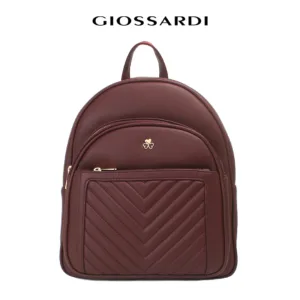 GIOSSARDI Minimalist Quilted Backpack – GHB3712PN3BJ4 Beg Galas Belakang Perempuan 双肩包