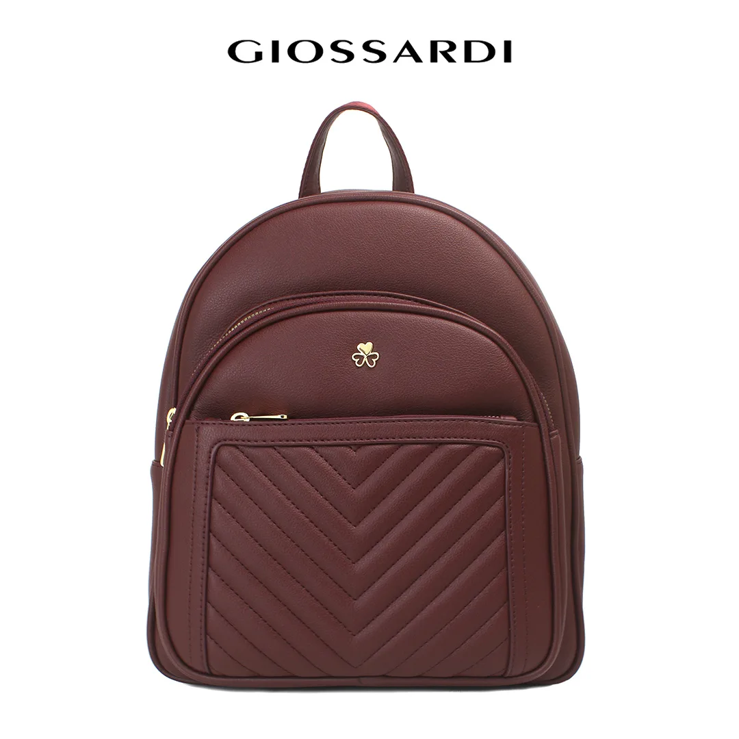 GIOSSARDI Minimalist Quilted Backpack - GHB3712PN3BJ4 Beg Galas Belakang Perempuan 双肩包 by GIOSSARDI Malaysia – Spacious tote bags for work, travel, and weekends