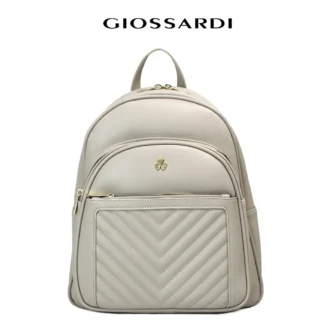 GIOSSARDI Minimalist Quilted Backpack – GHB3712PN3BJ4 Beg Galas Belakang Perempuan 双肩包