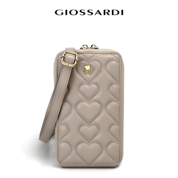 GIOSSARDI Amour Puff Collection Phone Sling Pouch – GLP0511PN3BK4 Beg Telefon Bimbit Wanita 手机包