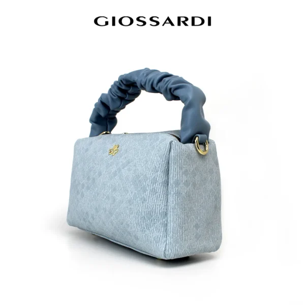 GIOSSARDI Classic Blue Ruched Sling Bag – GSB0412PN3MH4 Beg Sandang Wanita 包包 女 斜挎包