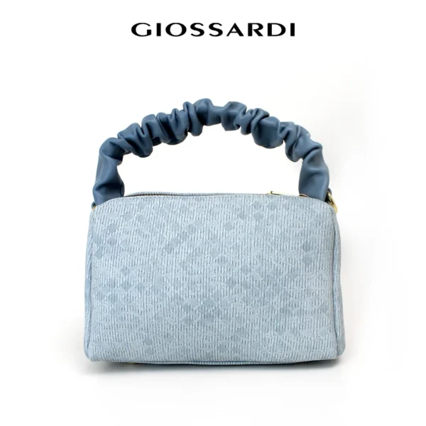 GIOSSARDI Classic Blue Ruched Sling Bag – GSB0412PN3MH4 Beg Sandang Wanita 包包 女 斜挎包