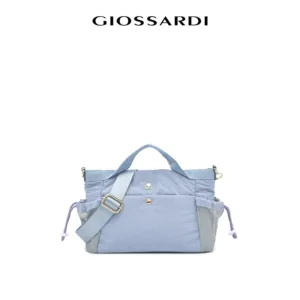 GIOSSARDI Collection Soft Nylon Crossbody Top Handle Bag – GHB4411NN3BL4