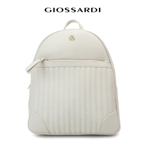 GIOSSARDI Fashion Stripe Backpack – GHB0711PN3MI4 Beg Galas Belakang Perempuan 双肩包