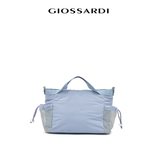 GIOSSARDI Collection Soft Nylon Crossbody Top Handle Bag – GHB4411NN3BL4