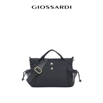 GIOSSARDI Collection Soft Nylon Crossbody Top Handle Bag – GHB4411NN3BL4