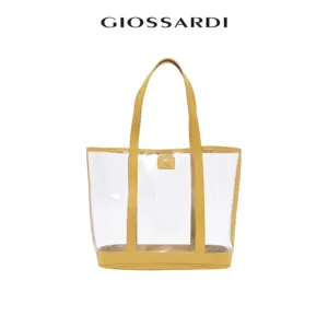 GIOSSARDI Sunkissed Collection Transparent 2-in-1 Tote Bag – GHB1112PN3MH5 Beg Tote 单肩包