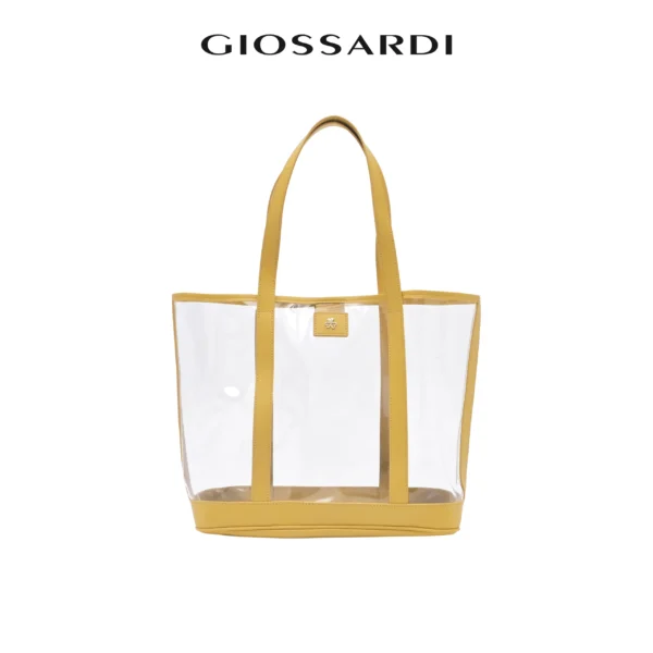 GIOSSARDI Sunkissed Collection Transparent 2-in-1 Tote Bag – GHB1112PN3MH5 Beg Tote 单肩包