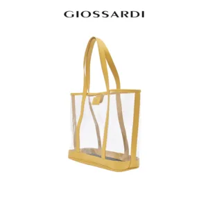 GIOSSARDI Sunkissed Collection Transparent 2-in-1 Tote Bag – GHB1112PN3MH5 Beg Tote 单肩包