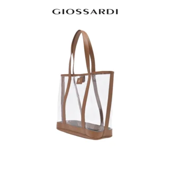 GIOSSARDI Sunkissed Collection Transparent 2-in-1 Tote Bag – GHB1112PN3MH5 Beg Tote 单肩包