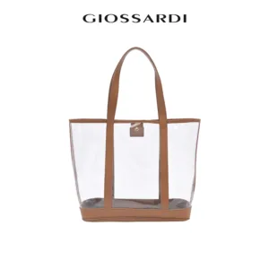 GIOSSARDI Sunkissed Collection Transparent 2-in-1 Tote Bag – GHB1112PN3MH5 Beg Tote 单肩包