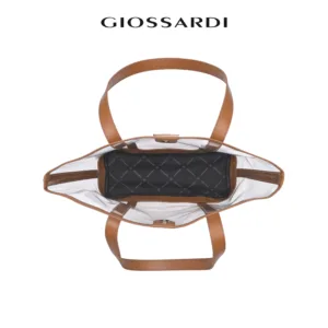 GIOSSARDI Sunkissed Collection Transparent 2-in-1 Tote Bag – GHB1112PN3MH5 Beg Tote 单肩包