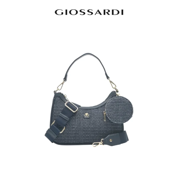 GIOSSARDI Sandy Collection Shoulder Bag with Mini Pouch – GHB1412PN3MH5 Beg Bahu Wanita