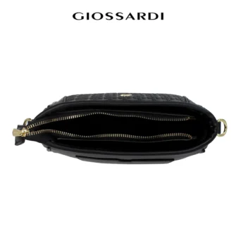 GIOSSARDI Daisy Embossed Sling Bag – GHB1612PN3BI4 Beg Sandang Wanita 包包 女 斜挎包