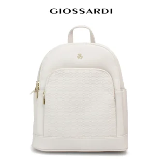 GIOSSARDI Daisy Embossed Backpack – GHB1622PN3BI4  Beg Galas Belakang Perempuan 双肩包