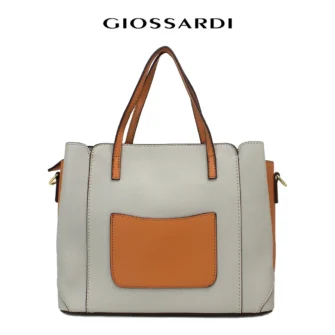 GIOSSARDI Premium Two-Tone Color Shoulder Bag – GHB3311PN3BJ4 Beg Bahu Wanita