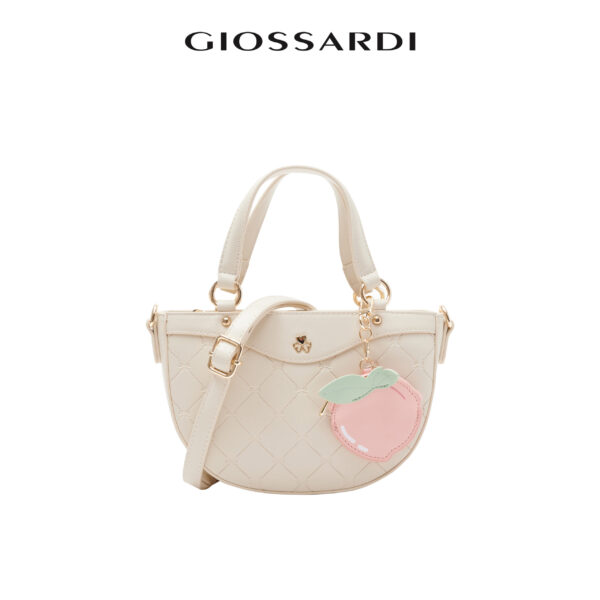 GIOSSARDI Leather Top Handle Bag – GHB2113PN3MJ5 Beg Wanita