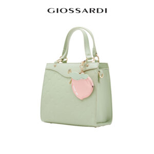GIOSSARDI Leather Top Handle Bag – GHB2123PN3MJ5 Beg Wanita