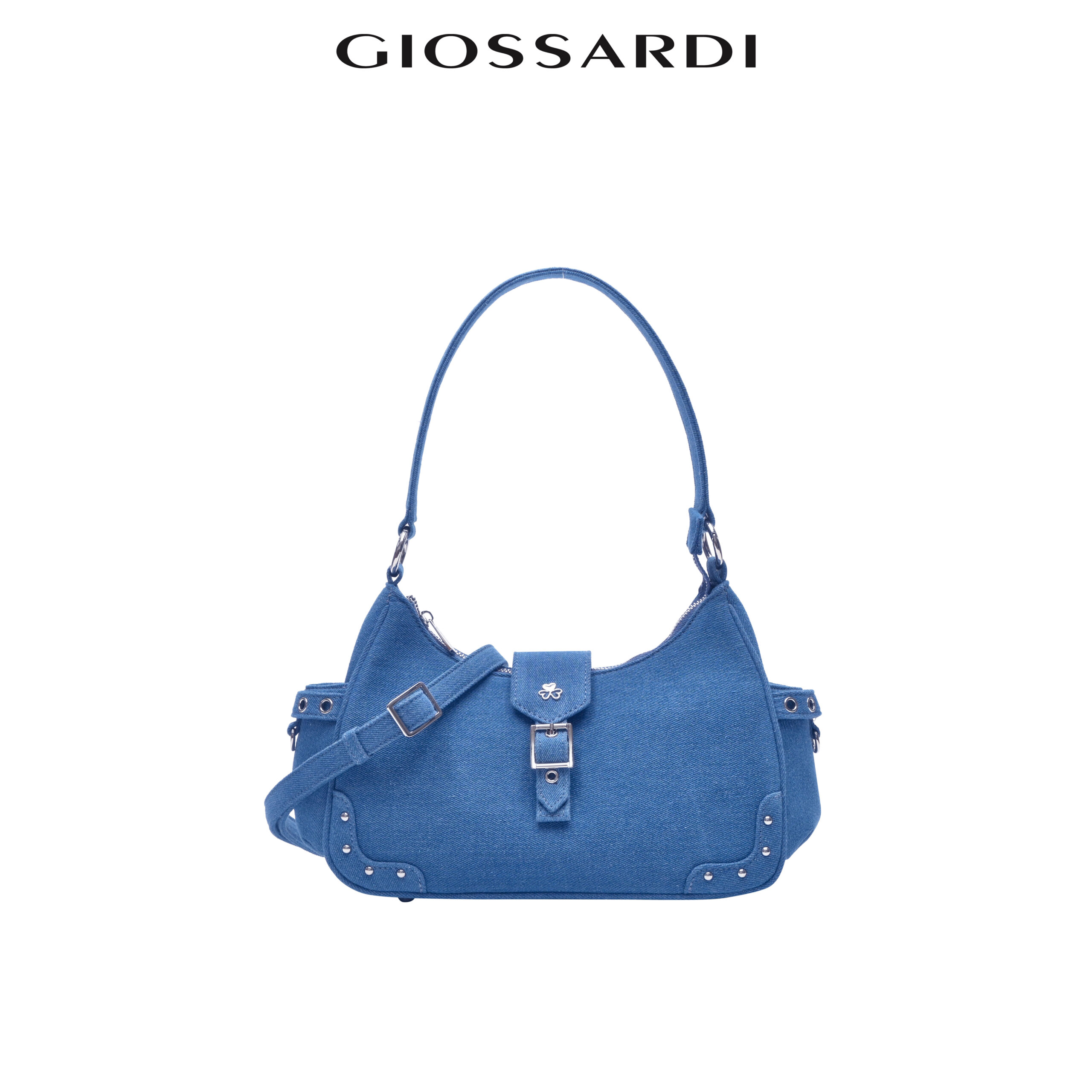 GIOSSARDI Denim Shoulder Bags - GHB2612FN3MK5 Beg Bahu Wanita