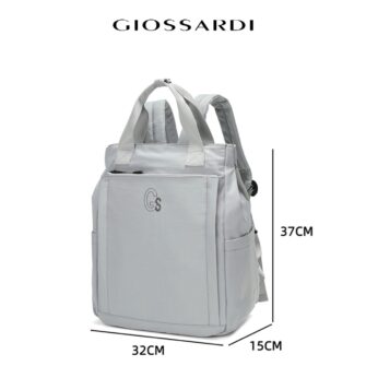 GIOSSARDI Fashion Unisex Nylon Backpack – GHB0156NN3BD6 Beg Galas Belakang Perempuan 双肩包